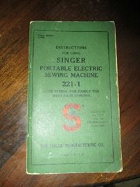 SINGER SEWING MACHINE MANUAL