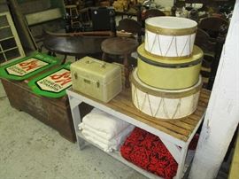 CEDAR CHEST, SIGNS, BOXES