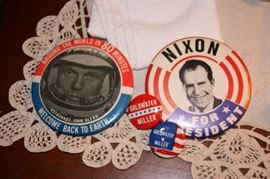 Vintage Political Badges