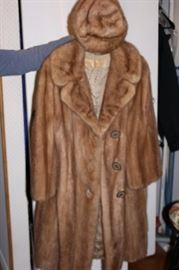 Fur Coat & Hat