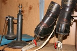 Ice Skates and Antique Phone
