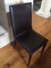 Leather chairs from Italy