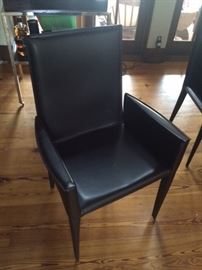 Leather chairs from Italy