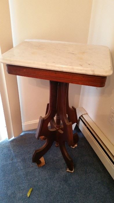 Small marble table