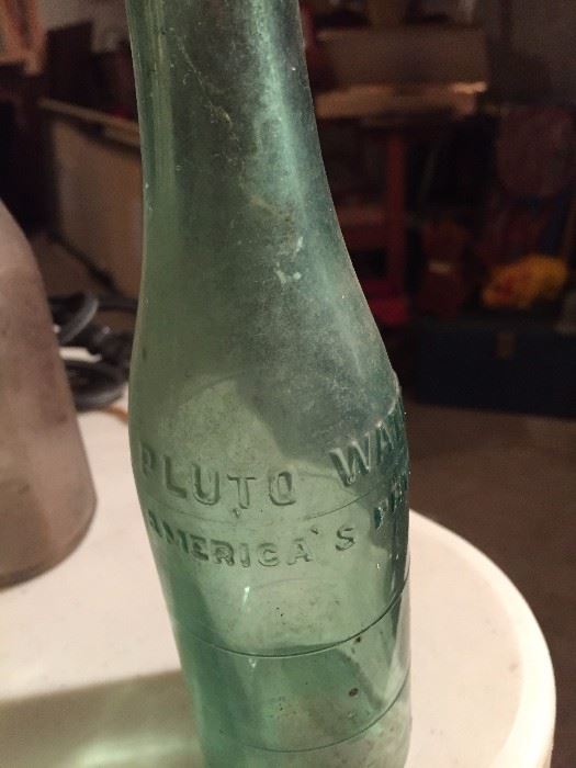 Green Antique Bottle