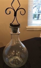 lidded bulb vase