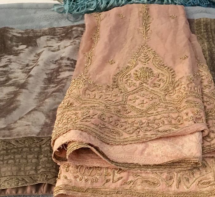 beaded sequin blanket