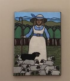 Mary and her lambs (and her black sheep)