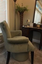 Parlor chair  and Ottoman
