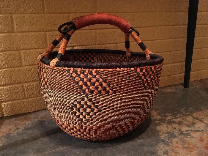 Large woven basket 