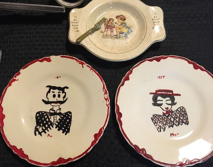 old plates