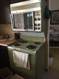 Oven-Stove-Microwave Combo