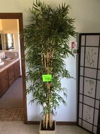 artificial bamboo plant in basket 7 feet in height $45