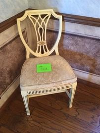 example of French provincial dining room set chair