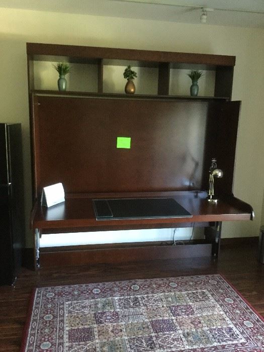  as new cherrywood convertible desk/Murphy bed original cost  3 K+ ,  sell $950