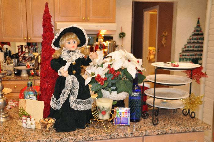 One of the many Vintage Talco Creation Motionettes Christmas dolls.
