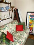 Colorful print in the picture is a Matisse, Juin '50. This is a print.