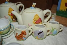 Winnie the Pooh Porcelain child's tea set