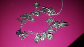 Super fun Asian theme charm bracelet