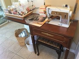 Sewing machine and supplies/notions