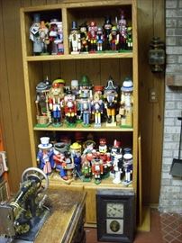 SINGER PLUS NUTCRACKERS OGEE 19TH C CLOCK