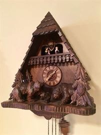 Antique cuckoo clock