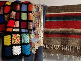 Indian blanket, quilts, ect.