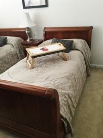another shot of the twin sleigh beds