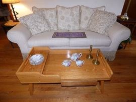 Handmade cobbler's bench coffee table