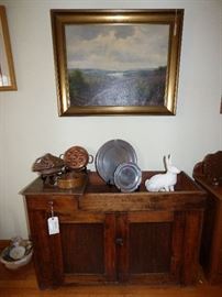Primitive dry sink from Pennsylvania