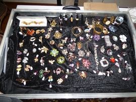 NICE costume jewelry, some signed