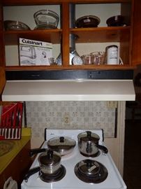 Vintage Revere Ware with copper bottoms