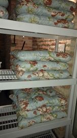 Lots of chair cushions