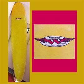 Robert August Vintage Noserider Surfboard 