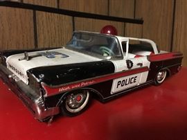 Vintage Toy Police Car