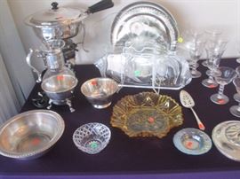 Large selection of items for entertaining 