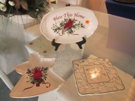 Lenox Christmas pieces