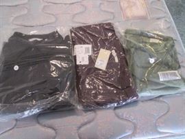 some clothing still in packages