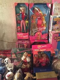 Vintage Barbie dolls beanie babies toys galore