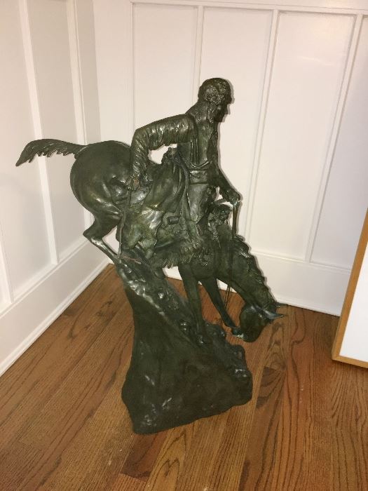 Roman Bronze Works Remington bronze "The Mountain Man" limited edition of 250 valued at $25k
