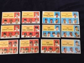1960 Topps Baseball cards Leaders cards