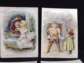 Vintage Victorian German Cutouts Scrap Die Cuts Cards Advertising
