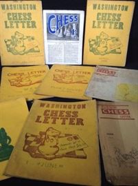 Vintage Washington Chess Letter magazines