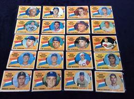 Topps 1960 Rookie Star baseball cards