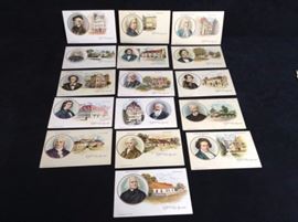 Theo Presser Famous Composer Cards Vintage 