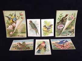 Vintage Victorian German Cutouts Scrap Die Cuts Cards Advertising