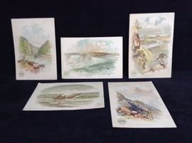 Vintage Victorian German Cutouts Scrap Die Cuts Cards Advertising