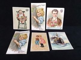 Vintage Victorian German Cutouts Scrap Die Cuts Cards Advertising