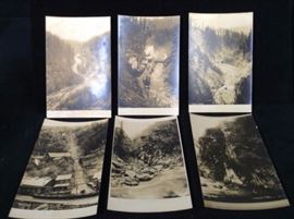 Antique Carbon Canyon Mt Rainier Postcards 