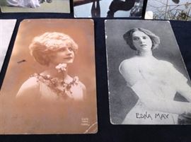 Vintage POSTCARD British Edwardian Stage Star Actress Miss Edna May 